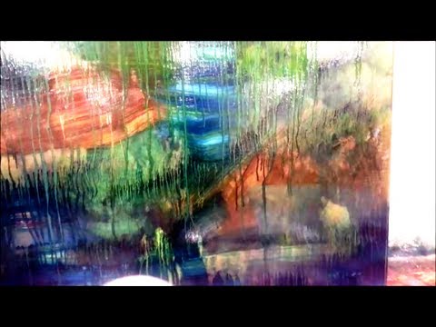 480x360 5 Minute Abstract Painting Technique - Abstract Drip Painting