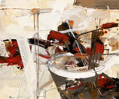410x342 Modern Office Paintings For Sale - Abstract Drum Set Painting