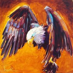 Abstract Eagle Painting