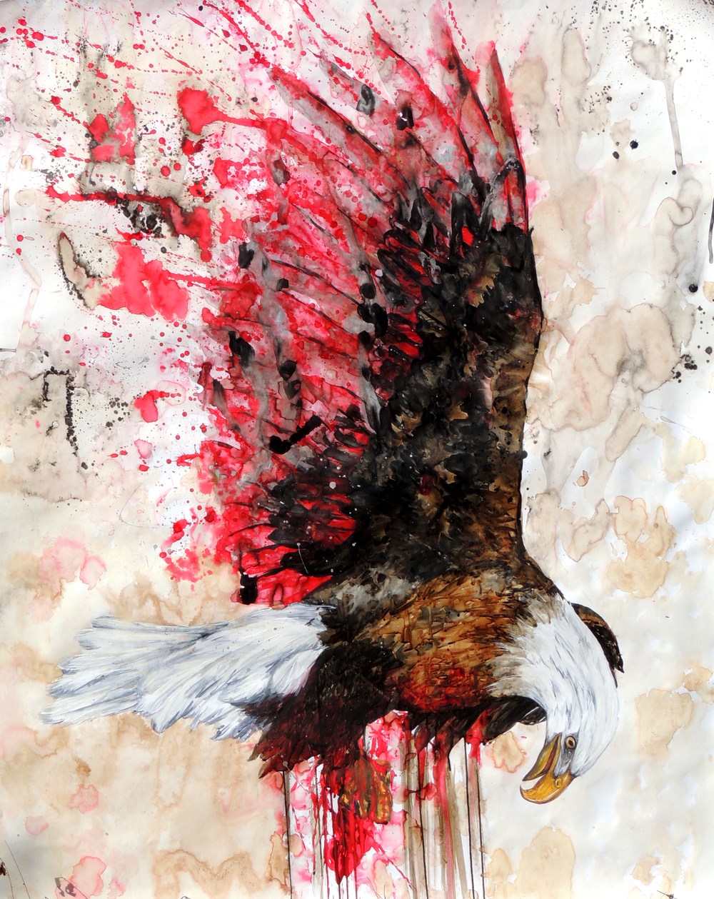 1000x1259 Eagle Painting Abstract 4k Pictures 4k Pictures [Full Hq - Abstract Eagle Painting