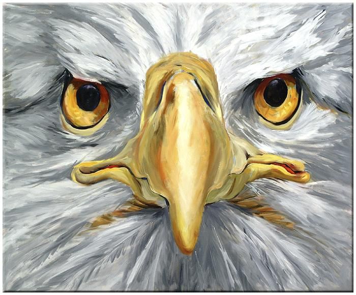 700x579 Eagle Paintings Yessy Gt Abstract Art By Sharon Cummings Gallery - Abstract Eagle Painting