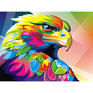 300x300 Abstract Eagle 5d Diamond Diy Embroidery Painting Cross Stitch Diy - Abstract Eagle Painting