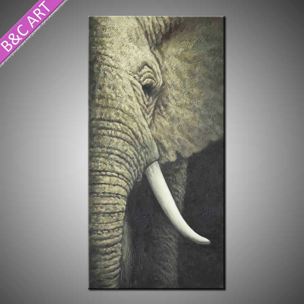 1000x1000 Modern Islamic Art Hand Made Abstract Elephant Painting - Abstract Elephant Painting