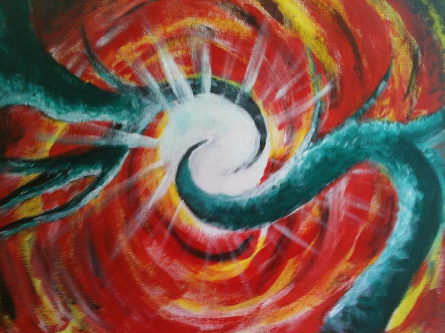 900x675 Abstract Eye Painting By Shawn Parker - Abstract Eye Painting