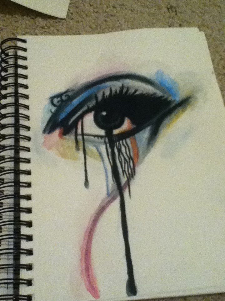 720x960 Abstract Eye By Kayleniaart - Abstract Eye Painting