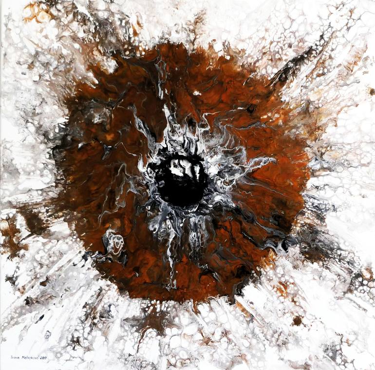 770x759 Saatchi Art Abstract Eye Painting By Ivona Matejkova - Abstract Eye Painting