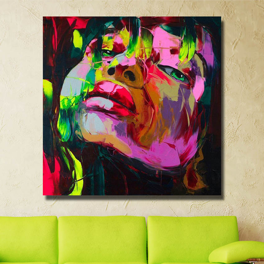 850x850 Painting Supplies Abstract Face Painting On Canvas Living Room - Abstract Face Painting On Canvas