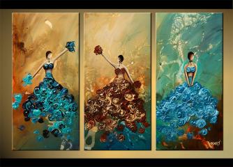 334x240 Figure And Portrait Paintings For Sale - Abstract Figure Painting