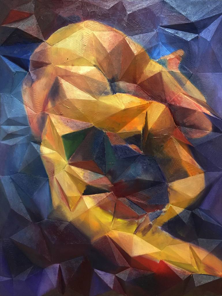 770x1027 Saatchi Art Abstract Figure Painting By David Rockwell - Abstract Figure Painting