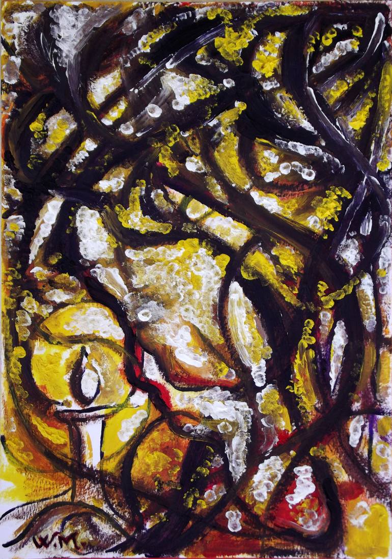 770x1098 Saatchi Art The Priestess - Abstract Figure Painting