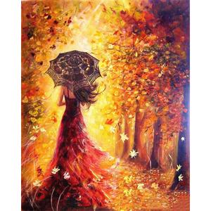300x300 Abstract Figure Painting Diy Painting By Numbers Rose Golden Love - Abstract Figure Painting