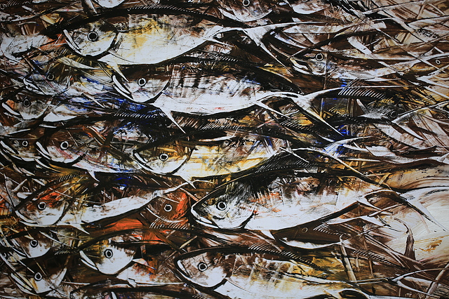 640x426 Fish Painting Abstract Public Domain Free Photos For Download - Abstract Fish Painting