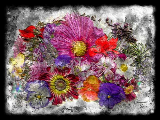 Abstract Floral Painting