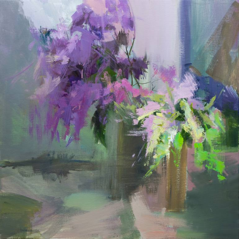 770x770 Saatchi Art Abstract Floral Painting - Abstract Floral Painting