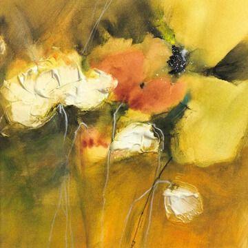360x360 Handpainted Abstract Flower Oil Painting On Canvas Global Sources - Abstract Flower Oil Painting
