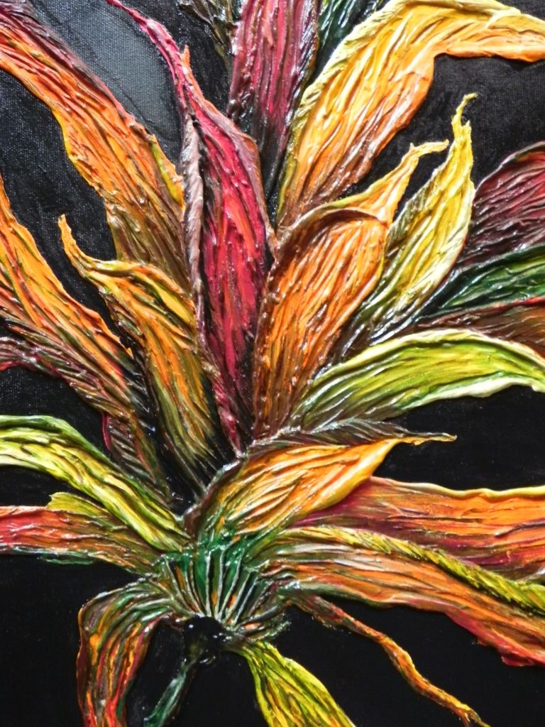 768x1024 Abstract Flowers Art Competition Art Classes Learn Painting - Abstract Flower Painting Ideas