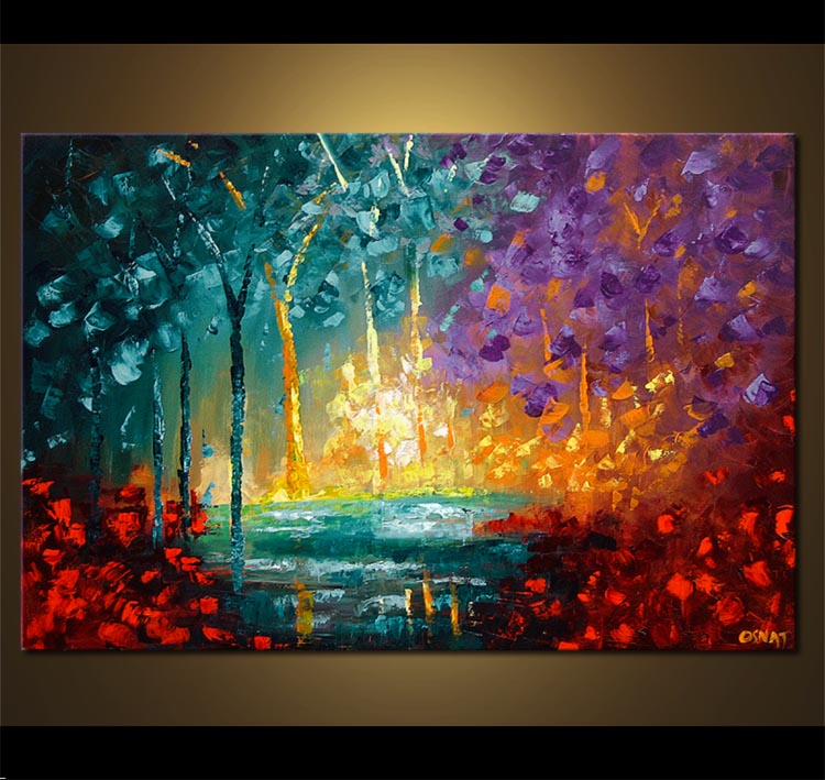 Abstract Forest Painting at Explore collection of