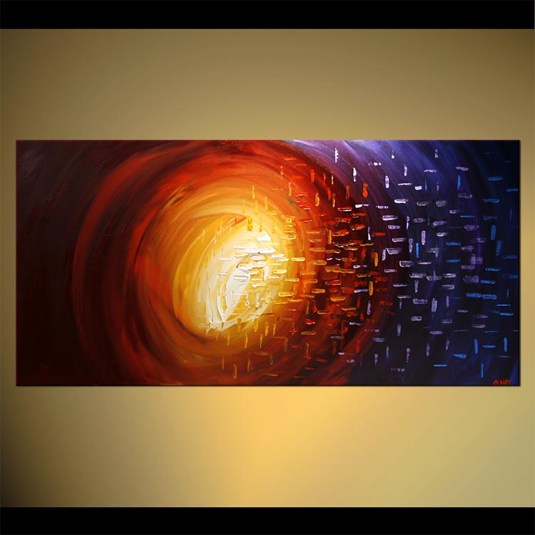 750x750 Painting - Abstract Galaxy Painting
