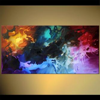 334x334 Galaxy Featured Paintings - Abstract Galaxy Painting