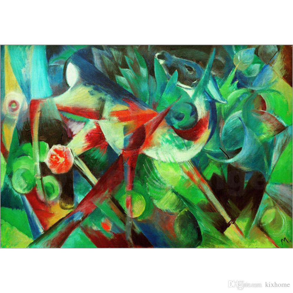 Abstract Garden Painting