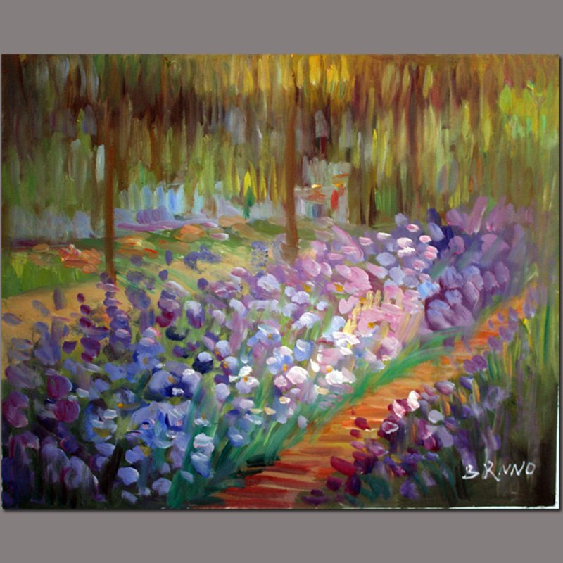 Abstract Garden Painting At PaintingValley.com | Explore Collection Of ...