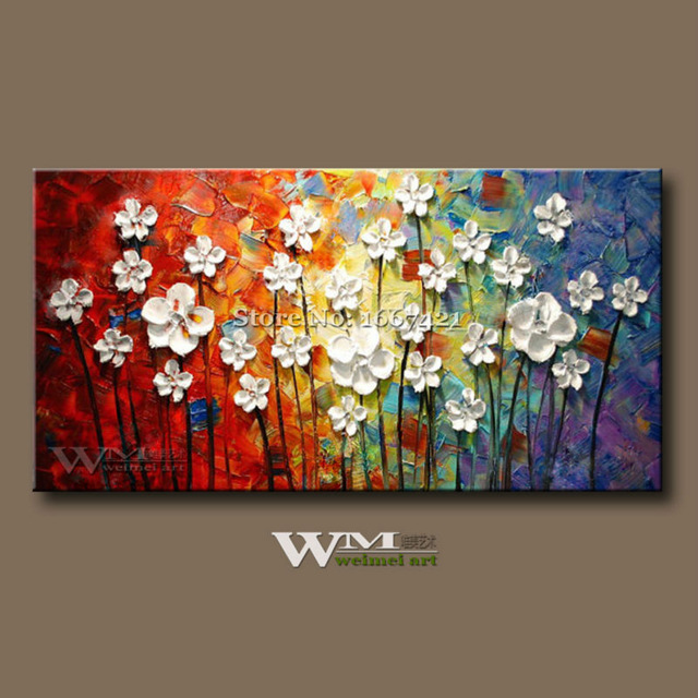 640x640 Package Post Modern European Style Hand Painted Abstract Garden - Abstract Garden Painting