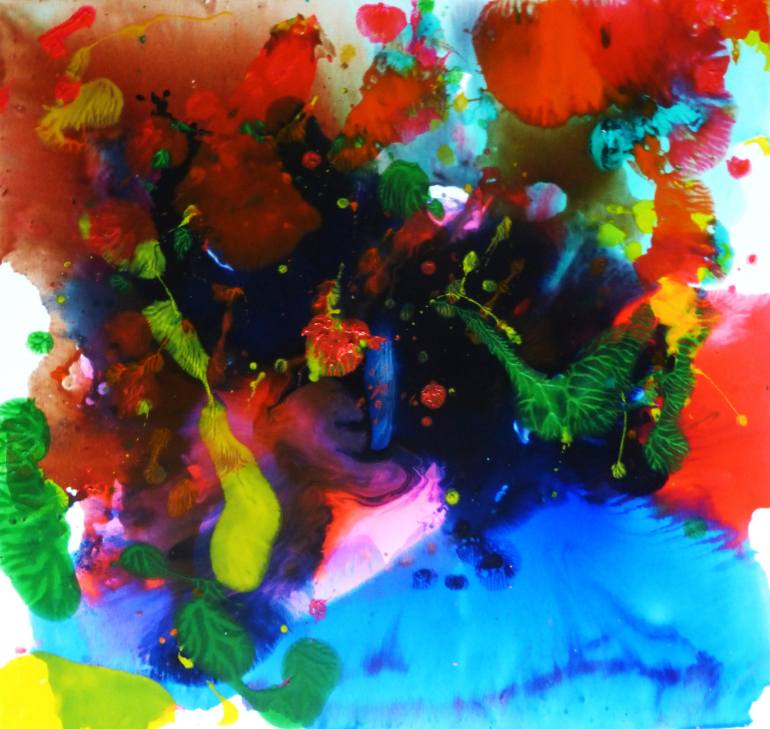 770x729 Saatchi Art Abstract Garden. Painting By Nikolai Gritsanchuk - Abstract Garden Painting