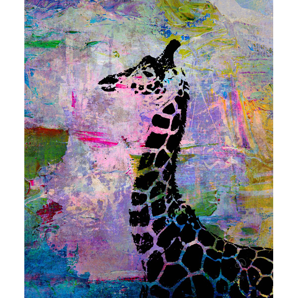 Abstract Giraffe Painting at PaintingValley.com | Explore collection of ...