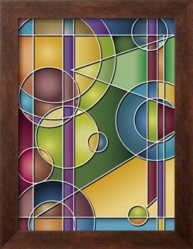 272x350 Abstract Texture Glass, Mosaics And Glass Art - Abstract Glass Painting