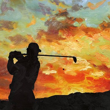 360x360 Abstract Golf Painting 4k Pictures 4k Pictures [Full Hq Wallpaper] - Abstract Golf Painting