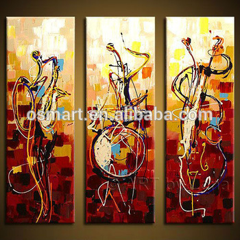 350x350 Abstract Painting Musical Instruments Guitars Painted Pictures - Abstract Guitar Painting