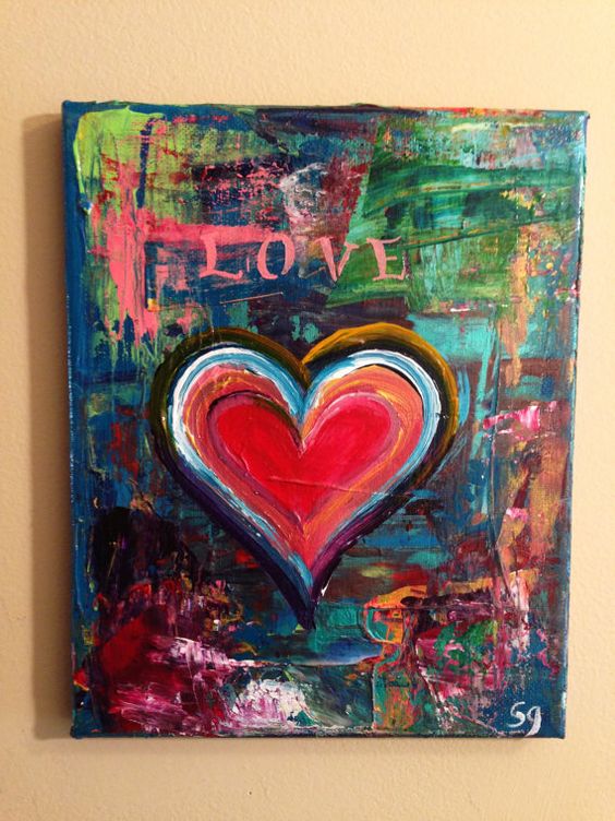 564x752 Layout 9 - Abstract Heart Painting