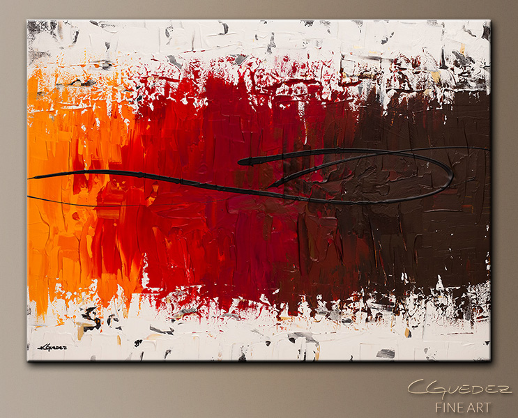 743x600 Buy Abstract Paintings Online - Abstract Heart Painting