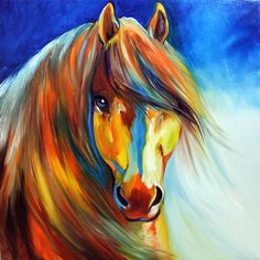 Abstract Horse Head Painting at PaintingValley.com | Explore collection ...