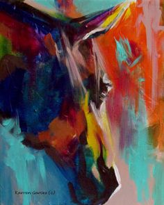 Abstract Horse Painting