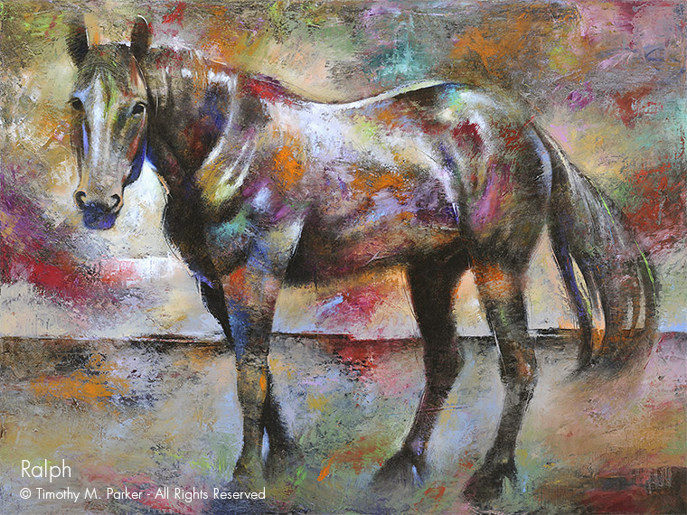 760x570 Ralph Abstract Horse Fine Art Print Art2d Gallery Naples Fl - Abstract Horse Painting