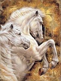 201x268 Abstract Horses Canvas Art Horse Painting For Sale Kinds - Abstract Horse Painting On Canvas