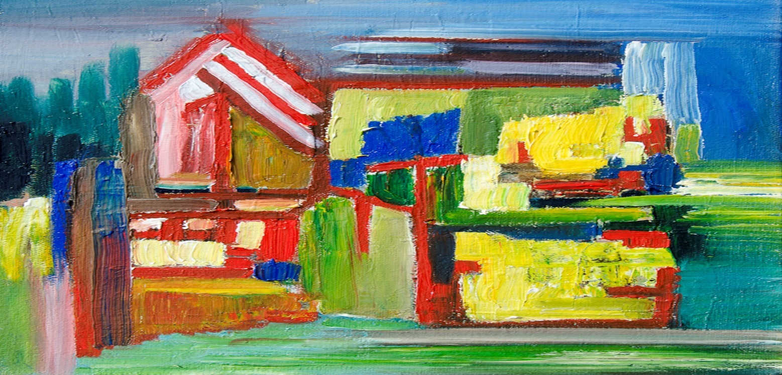 1557x747 Abstract Painting The House - Abstract House Painting