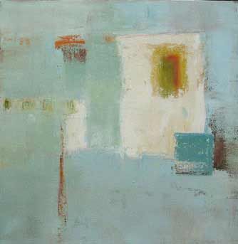 334x343 Eva Ryn Johannissen, My Father's House 1. Oil On Canvas - Abstract House Painting