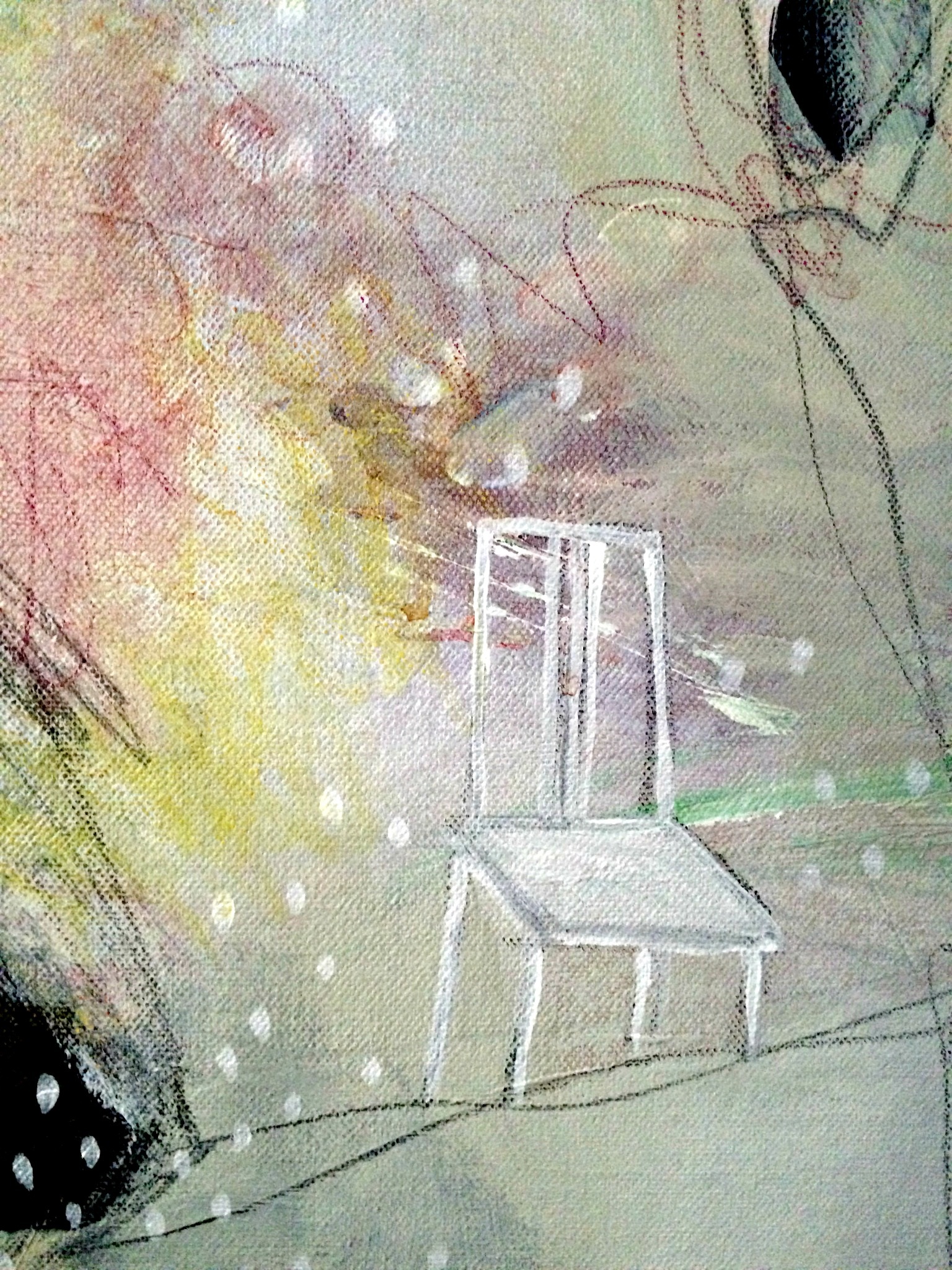 1536x2048 Free Images Creative, White, House, Texture, Chair, Seat, Wall - Abstract House Painting
