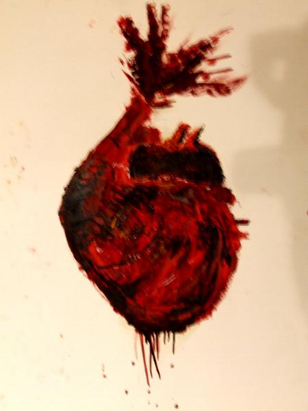 450x600 Big Tattoo Planet Community Forum - Abstract Human Heart Painting
