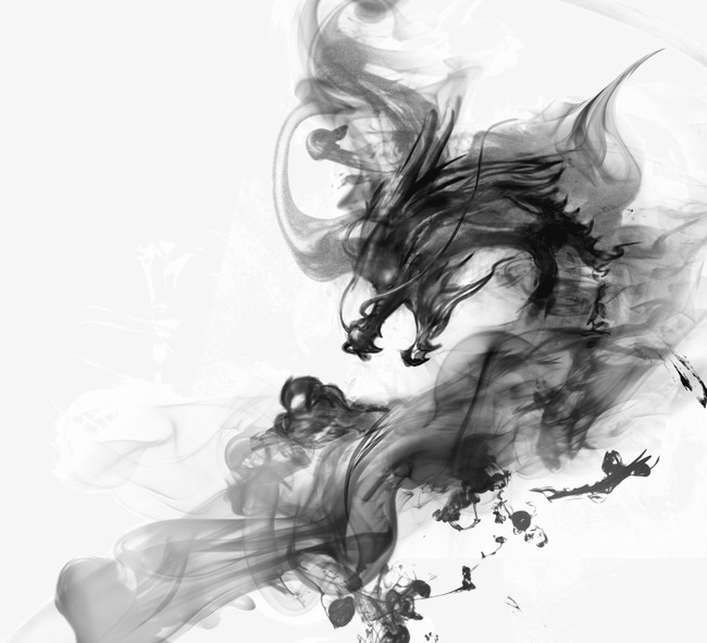 650x591 Abstract Ink Painting, Abstract, Ink, Dragon Png Image And Clipart - Abstract Ink Painting