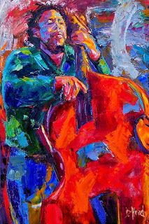 213x320 Jazz Paintings Abstract Original Oil Painting - Abstract Jazz Painting