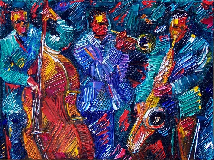 Abstract Jazz Painting at PaintingValley.com | Explore collection of ...