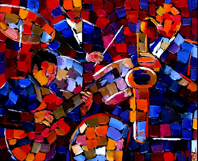 Abstract Jazz Painting at Explore collection of