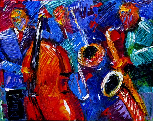 Abstract Jazz Painting at PaintingValley.com | Explore collection of ...