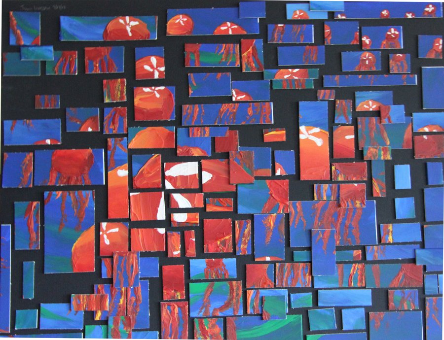 900x690 Abstract Jellyfish By Shadowsoflight96 - Abstract Jellyfish Painting