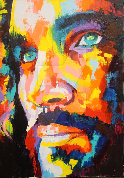 Abstract Jesus Painting at PaintingValley.com | Explore collection of ...