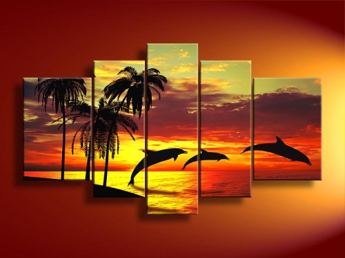 500x375 Handpainted Abstract Landscape Oil Painting From China - Abstract Landscape Oil Painting