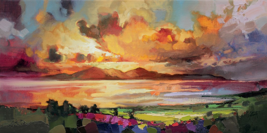 1080x540 Sunset Scott Naismith - Abstract Landscape Oil Painting